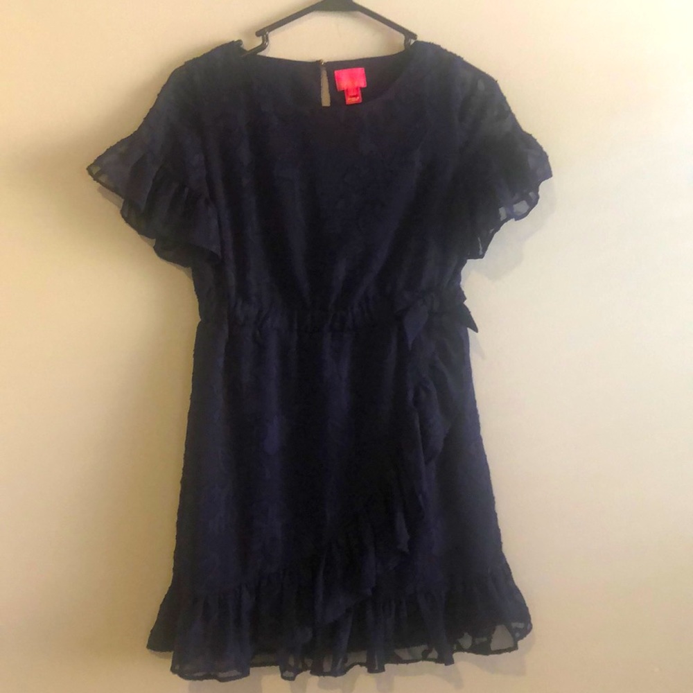 Lilly Pulitzer girls dress size 14. New without tags navy blue.